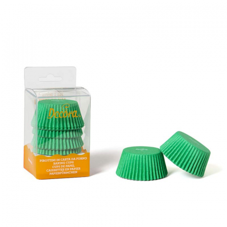 Accesorii Tort, Candy Bar, Bufet - Chese L Hartie Verde, Ø 5 x H 3.2 cm, 75 buc