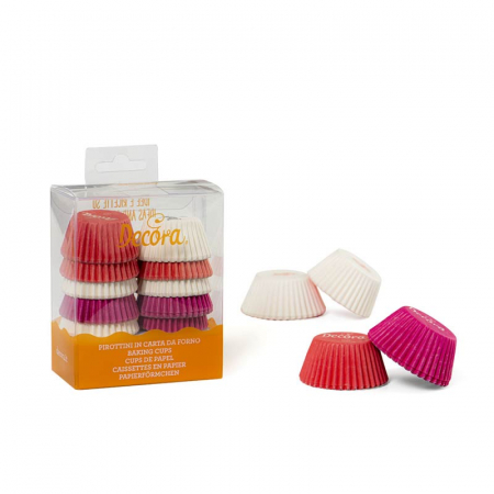 Accesorii Tort, Candy Bar, Bufet - Chese S Hartie ColorMix 3 Culori, Ø 3.2 x H 2.2 cm, 200 buc