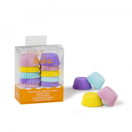 Accesorii Tort, Candy Bar, Bufet - Chese S Hartie ColorMix 4 Culori, Ø 3.2 x H 2.2 cm, 200 buc