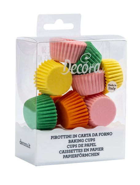 Chese Coacere si Prezentare - Chese XS Hartie ColorMix 4 Culori, Ø 2.7 x H 1.7 cm, 200 buc