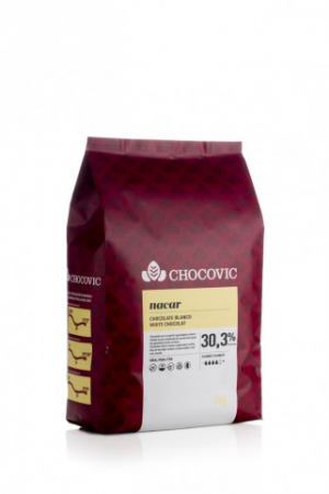 Ciocolata Alba NACAR 30,3%, 5 Kg, Chocovic [0]