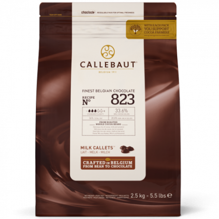 Ciocolata cu Lapte 33,6% Recipe 823, 2,5 Kg, Callebaut [0]