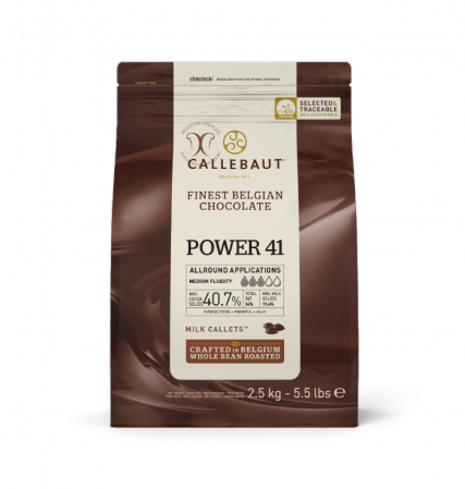 Ciocolata cu Lapte 40,7% POWER 41, 2,5 Kg, Callebaut [0]