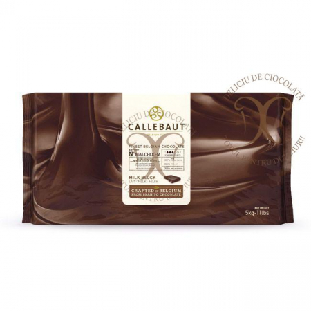 Ciocolata fara Zahar - Ciocolata cu Lapte fara zahar 33.9%, 5 Kg, Callebaut