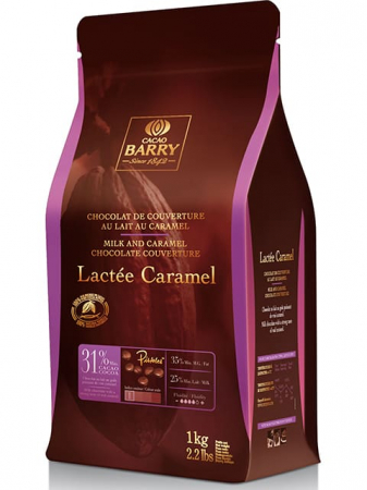 Ciocolata cu Lapte LACTEE CARAMEL 31 %, 1 Kg, Cacao Barry [0]
