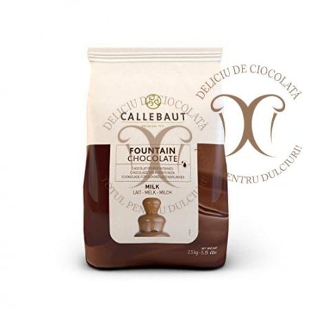 Ciocolata cu Lapte pentru fantana de ciocolata, 37,8% cacao, 2,5 Kg, Callebaut [3]