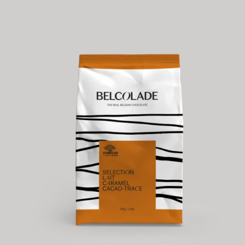 Ciocolata - Ciocolata cu Lapte si Caramel 35%, Selection Lait Caramel, 5 kg, Belcolade