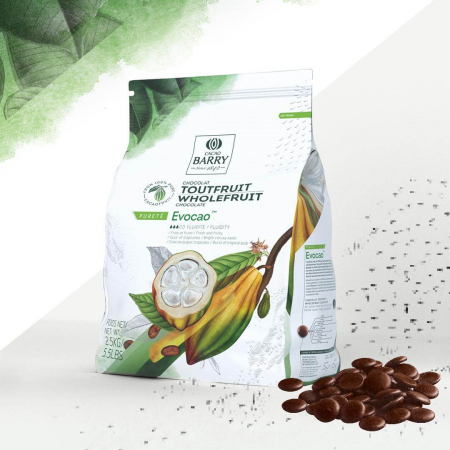 Ciocolata - Ciocolata Neagra 72% Evocao FructIntreg, 2.5 kg, Cacao Barry