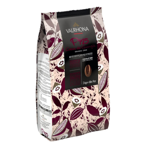 Ciocolata - Ciocolata Neagra 80% P125 Coeur de Guanaja, 3kg, Valrhona