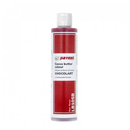 Coloranti Unt de Cacao Liposolubili - Colorant Alimentar cu Unt de cacao fara E171, Rosu, 200 g