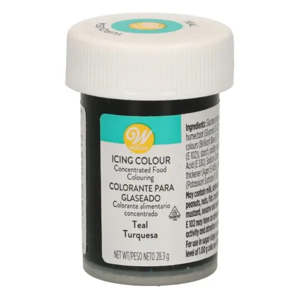 Coloranti Gel - Colorant Alimentar Gel, Turcoaz (Teal), Wilton, 28 g