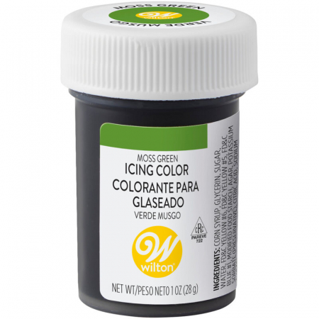 Colorant Alimentar Gel, Verde-Muschi (Moss Green) - Wilton, 28 gr [0]