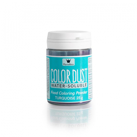 Coloranti Alimentari - Colorant Alimentar Hidrosolubil Pudra ganulata, Turcoaz fara E171, 25 g