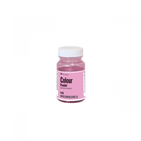 Coloranti Alimentari - Colorant Alimentar Hidrosolubil Pudra, Roz fara E171, 25 gr - Azo Free