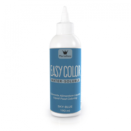 Coloranti Alimentari - Colorant Alimentar Lichid Hidrosolubil, Bleu fara E171, 190 ml - Azo Free