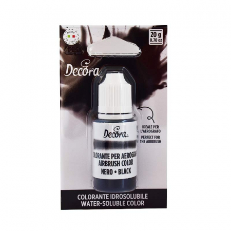 Coloranti Alimentari - Colorant Alimentar Lichid Hidrosolubil Negru 20 g