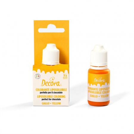 Coloranti Lichizi Liposolubili - Colorant Alimentar Lichid Liposolubil, Galben, 15 g