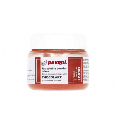 Coloranti Alimentari - Colorant Alimentar Liposolubil Pudra, CHOCOLART Portocaliu fara E171, 40 gr