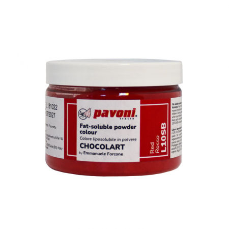 Coloranti Pudra Liposolubili - Colorant Alimentar Liposolubil Pudra, CHOCOLART Rosu, 40 g