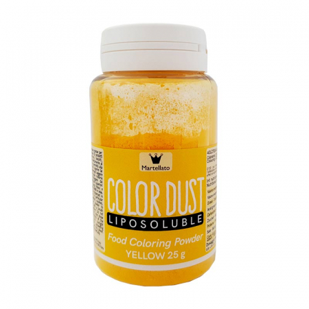 Coloranti Alimentari - Colorant Alimentar Liposolubil Pudra, Galben fara E171, 25 g