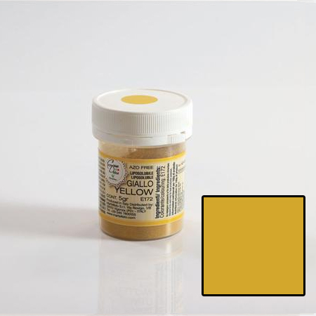 Coloranti Alimentari - Colorant Alimentar Liposolubil Pudra, Galben-Mustar, 5 g - Azo Free