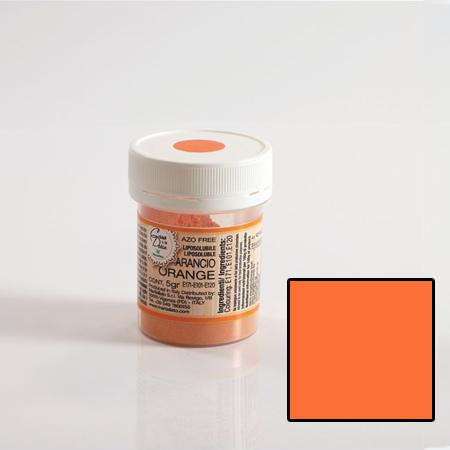 Coloranti Alimentari - Colorant Alimentar Liposolubil Pudra, Portocaliu fara E171, 5 g - Azo Free
