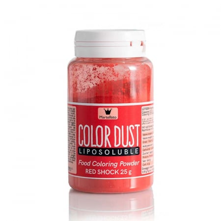 Coloranti Pudra Liposolubili - Colorant Alimentar Liposolubil Pudra, Rosu fara E171, 25 g