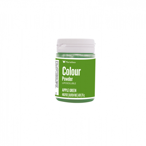 Coloranti Pudra Liposolubili - Colorant Alimentar Liposolubil Pudra, Verde Mar fara E171, 25 gr