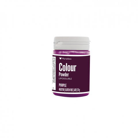 Coloranti Pudra Liposolubili - Colorant Alimentar Liposolubil Pudra, Violet fara E171, 25 gr