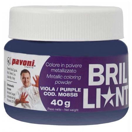 Coloranti Alimentari - Colorant Alimentar Pudra Liposolubil Lila fara E171, 40 g