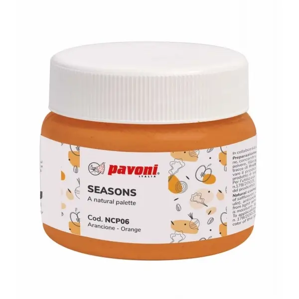 Coloranti Naturali - Colorant Alimentar Pudra Natural, Portocaliu, SEASONS Pavoni