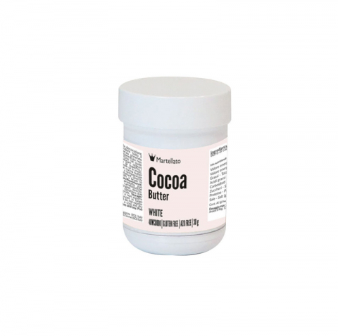 Coloranti Alimentari - Colorant cu unt cacao Alb, 30 gr Azo