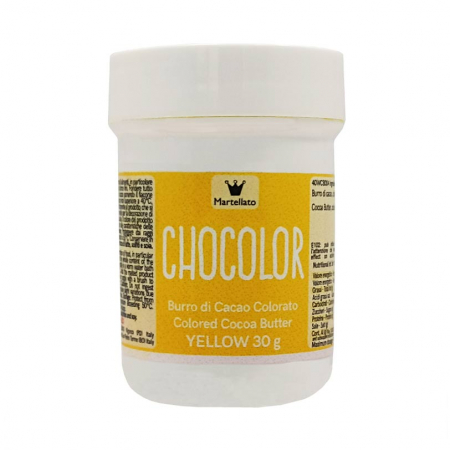 Coloranti Unt de Cacao Liposolubili - Colorant cu unt cacao Galben, 30 g Azo