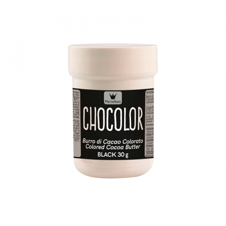 Coloranti Alimentari - Colorant cu unt cacao Negru fara E171, 30 g Azo