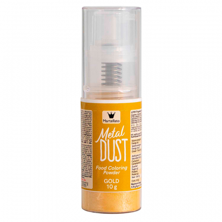 Coloranti Alimentari - Colorant Pudra cu pompita, Auriu fara E171, 10 g