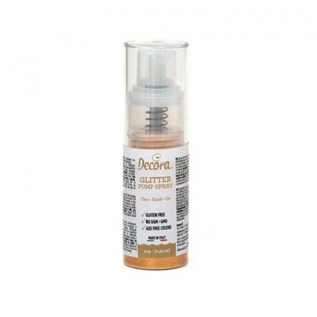 Coloranti Pudra Metalizati - Colorant Pudra Auriu Sclipitor cu pompita, 10 g