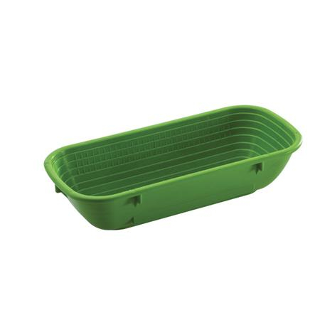 Brutarie, Patiserie - Ustensile - Cos Forma Alungita din Polipropilena pentru Dospire Produs, 27 x 12 cm, 500 g