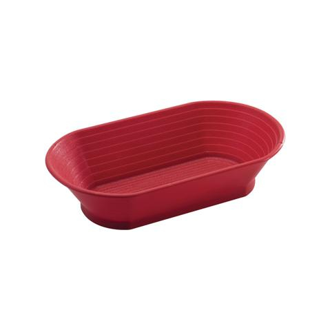Brutarie, Patiserie - Ustensile - Cos Oval din Polipropilena pentru Dospire Produs, 29 x 18 cm, 1 kg
