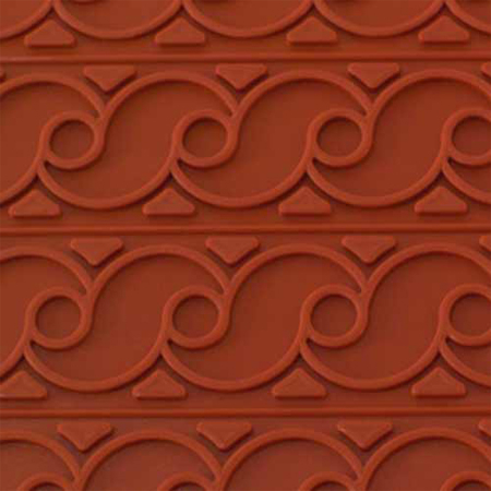 Cofetarie - Ustensile - Covoras Silicon Blat Decor Relief Model Frize, 60x40 cm