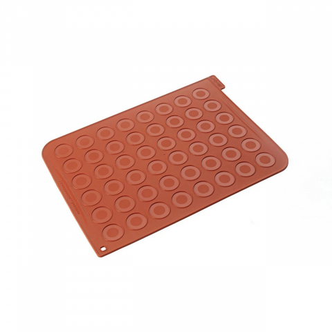 Cofetarie - Ustensile - Covoras silicon Coacere Macarons Ø 3.5 cm, 40 x 30 x H 0.15 cm (MAC01)