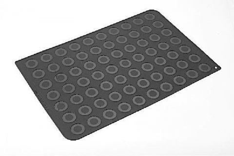 Cofetarie - Ustensile - Covoras silicon Coacere Macarons Ø 4 cm, 60 x 40 x H 0.15 cm (MAC02)