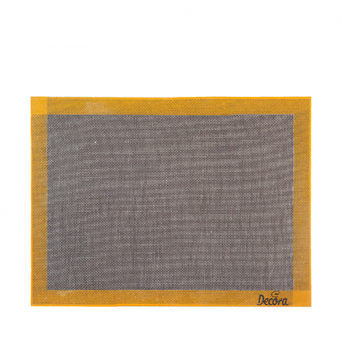 Cofetarie - Ustensile - Covoras silicon Microforat Maro Coacere, 58.5 x 38.5 cm