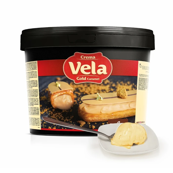 Materii Prime, Ingrediente - Crema tartinabila cu Caramel Auriu, Vela Gold Caramel