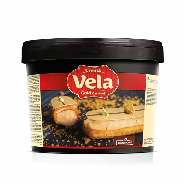 Materii Prime, Ingrediente - Crema tartinabila cu Caramel Auriu, Vela Gold Caramel