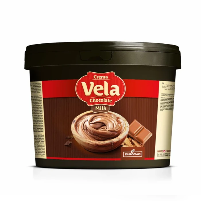 Glazuri, Napaj, Creme Cofetarie - Crema tartinabila cu Ciocolata cu lapte, Vela Milk Chocolate