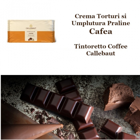 Materii Prime, Ingrediente - Crema Torturi Cafea, Tintoretto Coffee, Callebaut, 5 Kg