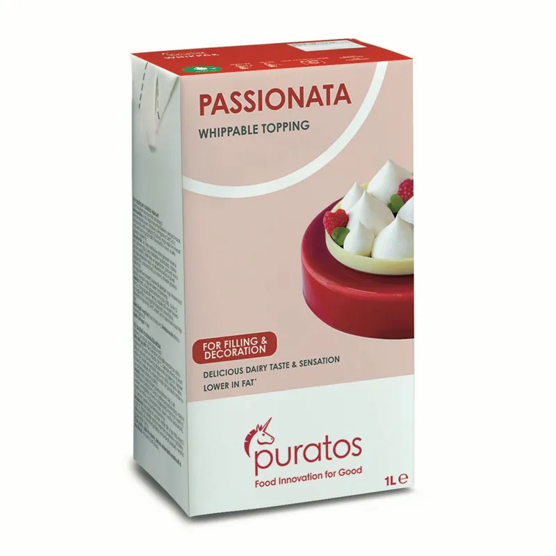 Frisca, Lapte condensat - Crema vegetala pentru creme si decor Passionata Puratos