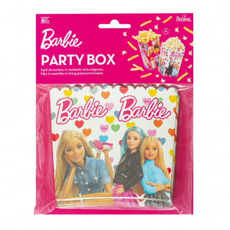 Cutii Party Barbie, Carton Impermeabil, 7 x 7 x H 14 cm, 6 Buc [1]
