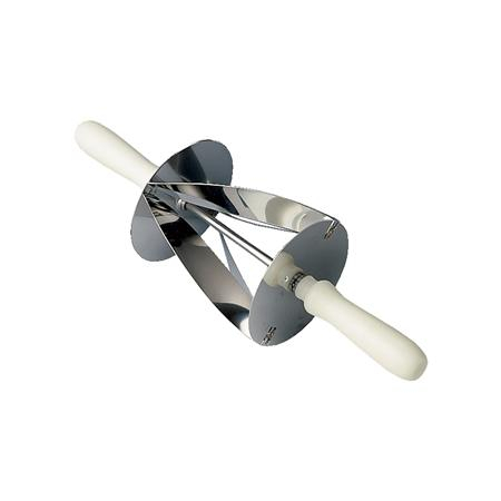 Brutarie, Patiserie - Ustensile - Cutit Inox Croissant, Dimensiuni Triunghiuri Baza 18 x H 14 cm