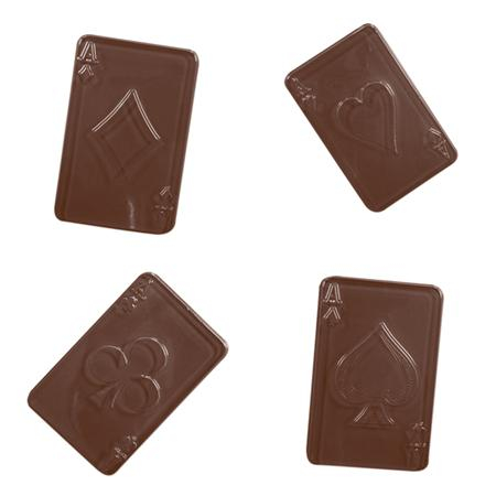 Decor Carti de joc - Matrita Plastic Ciocolata [0]